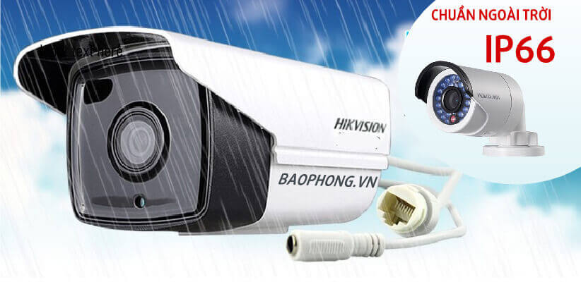 Camera Hikvision HDTVI 1.0M HD 720P chống nước hoàn hảo