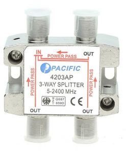 Bộ chia truyền hình cáp PACIFIC 4203AP - PACIFIC 4203AP,  Bộ chia truyền hình cáp,  bộ chia 1 ra 3