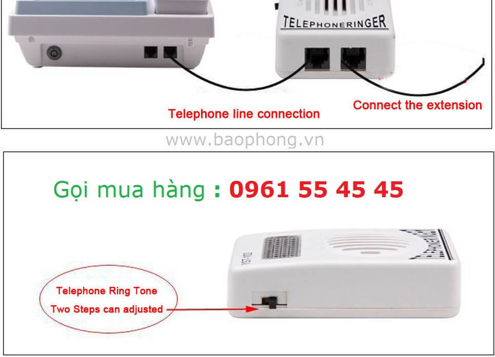 Bo Khuech Dai Chuong Dien Thoai Ban Telephone Ringer Yst 102 1