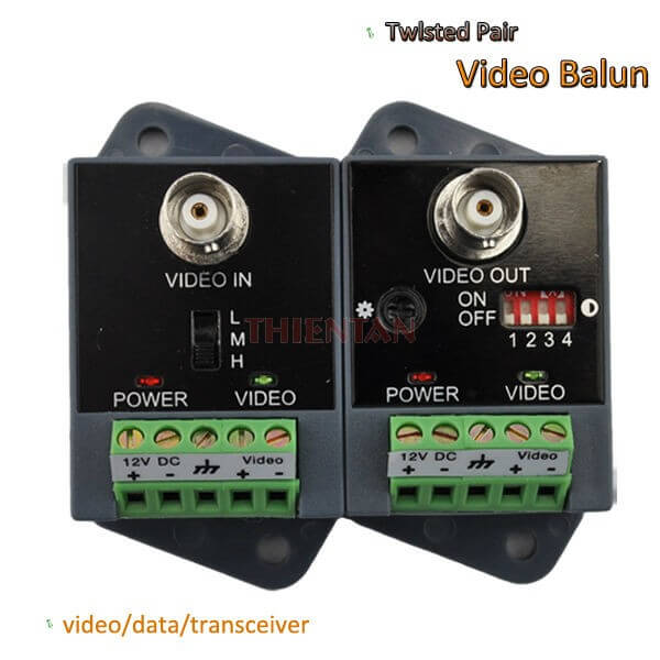 factory price 1ch active utp twisted video