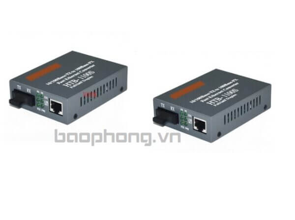 netlink htb 1100s single mode fiber media converter 10 100m 1