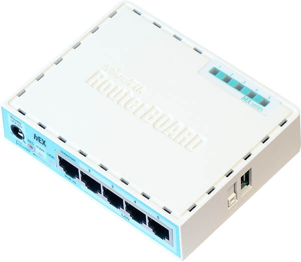 Bộ định tuyến Router Mikrotik Hex RB750GR3 - Maitel