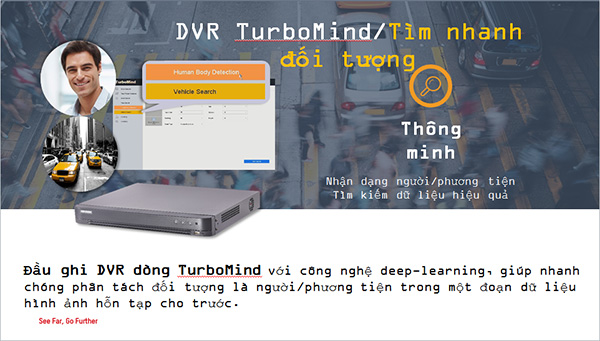 DVR turbo hd 5.0 tìm nhanh đối tượng