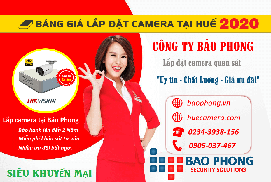 Dich Vu Lap Camera Hue Bang Gia Tron Bo Camera 2020