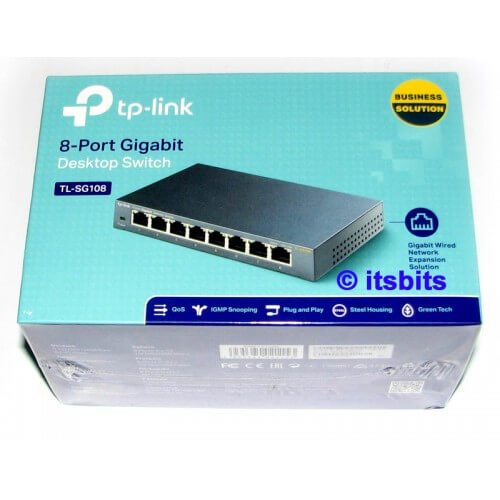 Switch TPlink 8 cổng 10/100/1000Mbps desktop TL-SG108