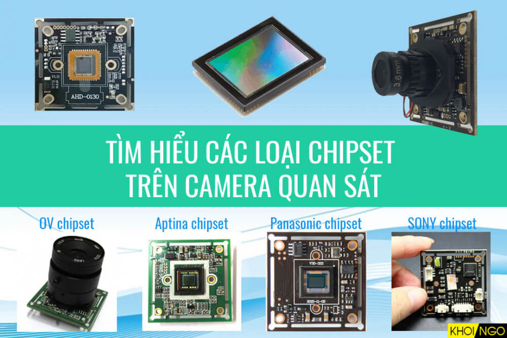 Tìm các loại Chipset trên camera quan sát
