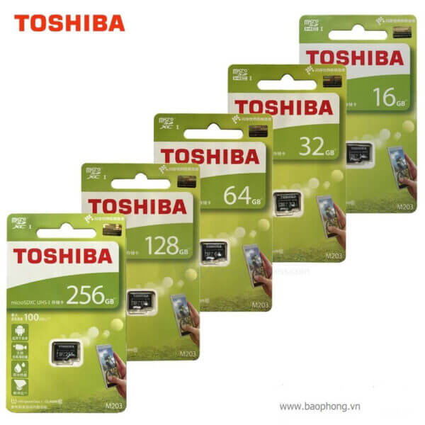 Toshiba Tf Card M203 Micro Sd Flash Memory Card Uhs I 16gb 32gb 64gb 128gb U1