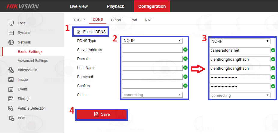 Hướng dẫn fix lỗi tên miền cameraddns không cập nhât địa chỉ IP modem