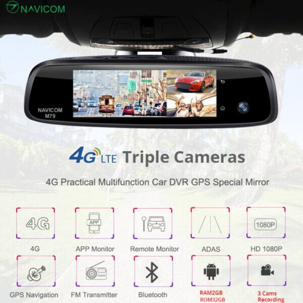 Camera Giam Sat Hanh Trinh Truc Tuyen Taxi Navicom M79 Plus 1