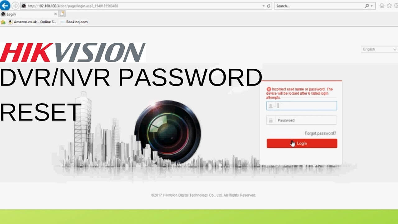 Hikvision Pass Reset