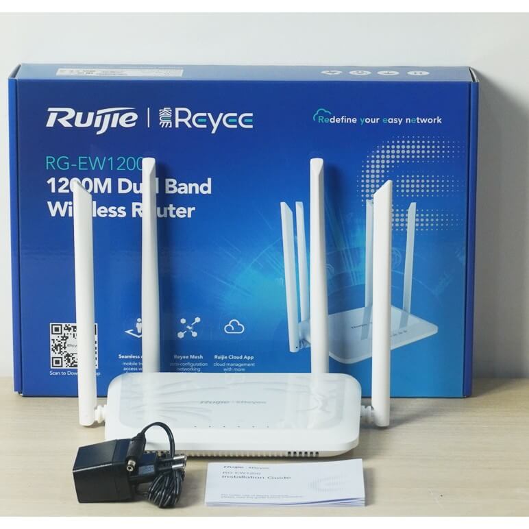 Bộ phát WiFi Ruijie RG-EW1200 Dual-band cho hộ gia đình