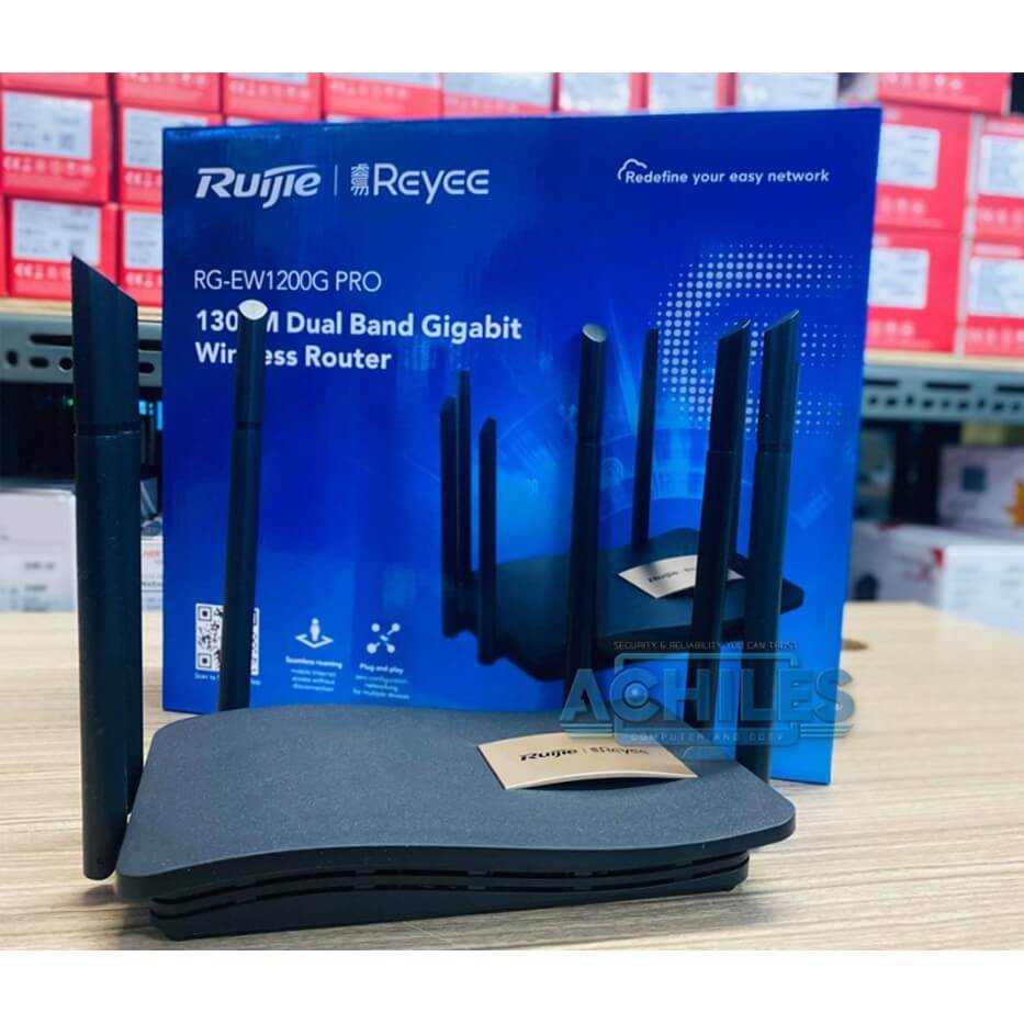 Bộ Phát Wifi RUIJIE Reyee RG-EW1200G Pro Hỗ Trợ Mesh