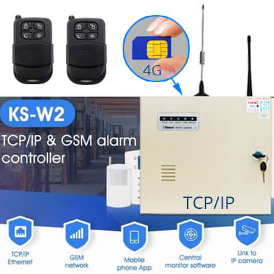 Hệ thống báo trộm thông minh có dây TCP/IP cao cấp