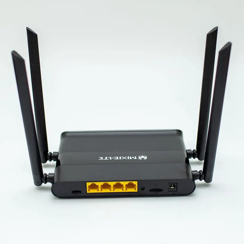 Bộ Phát WIFI 4G/ 3G LTE MIXIE (3 Cổng Lan + 1 Cổng WAN) 4 Râu (Anten) – Chính Hãng