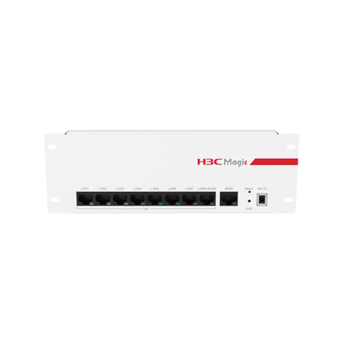 Bộ định tuyến wifi 6 H3C BR1008L-HP hỗ trợ PoE, công suất tối đa 54W, Ram 128M