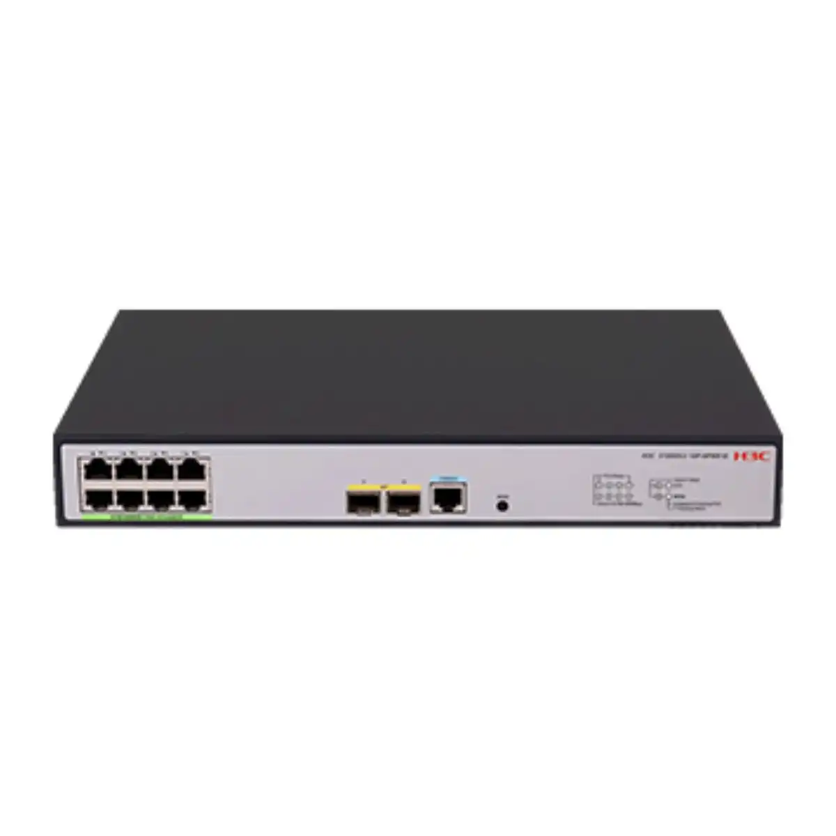 Switch 10 cổng Gigabit H3C S1850v2-10P-EI 8 cổng 10/100/1000Base-T, 2 cổng quang  SFP