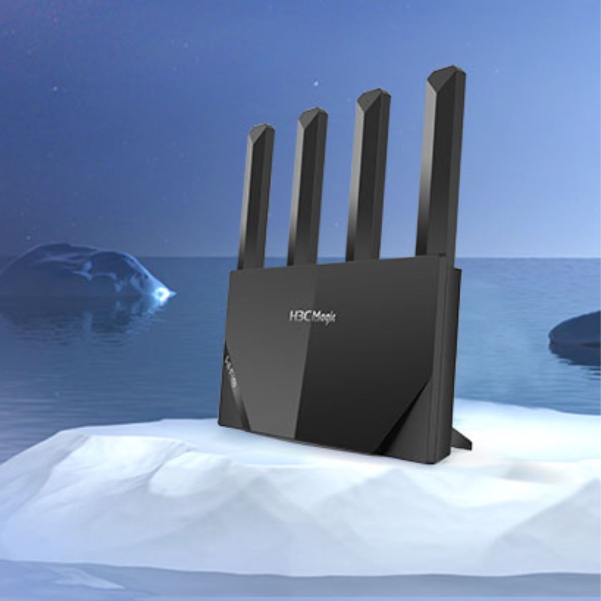 router wi fi 6 bang tan kep gigabit h3c magic