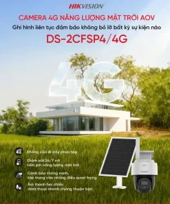 Camera Solar 4G Hikvision DS-2CFSP4/4G