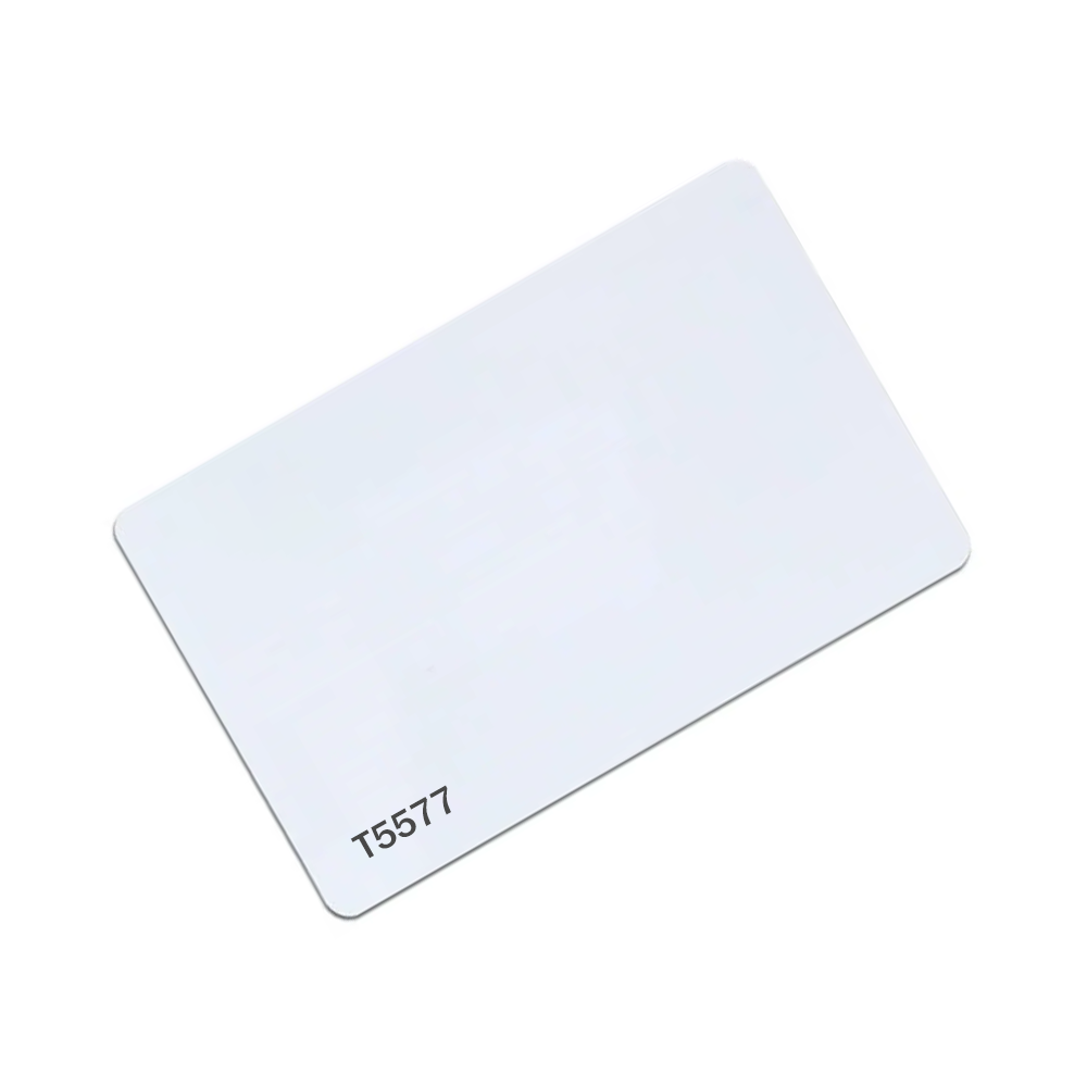 Thẻ trắng chip T5577 tần số 125kHz dùng để sao chép thẻ RFID